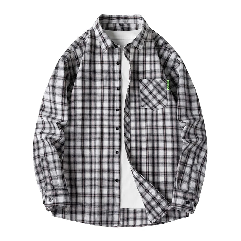 Chemise à Carreaux pour Hommes Classique 2