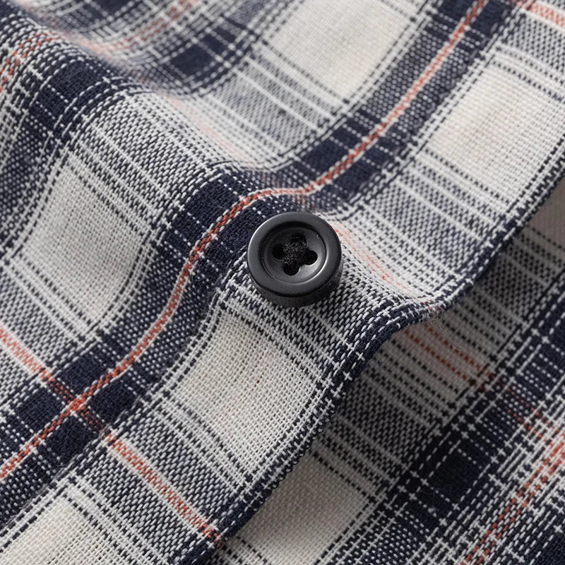 Chemise à Carreaux pour Hommes Classique 8