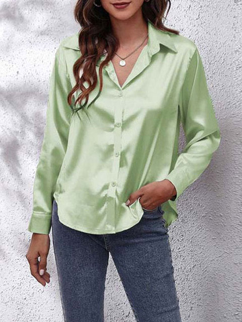 Chemise à manches longues pour femme Chic 5