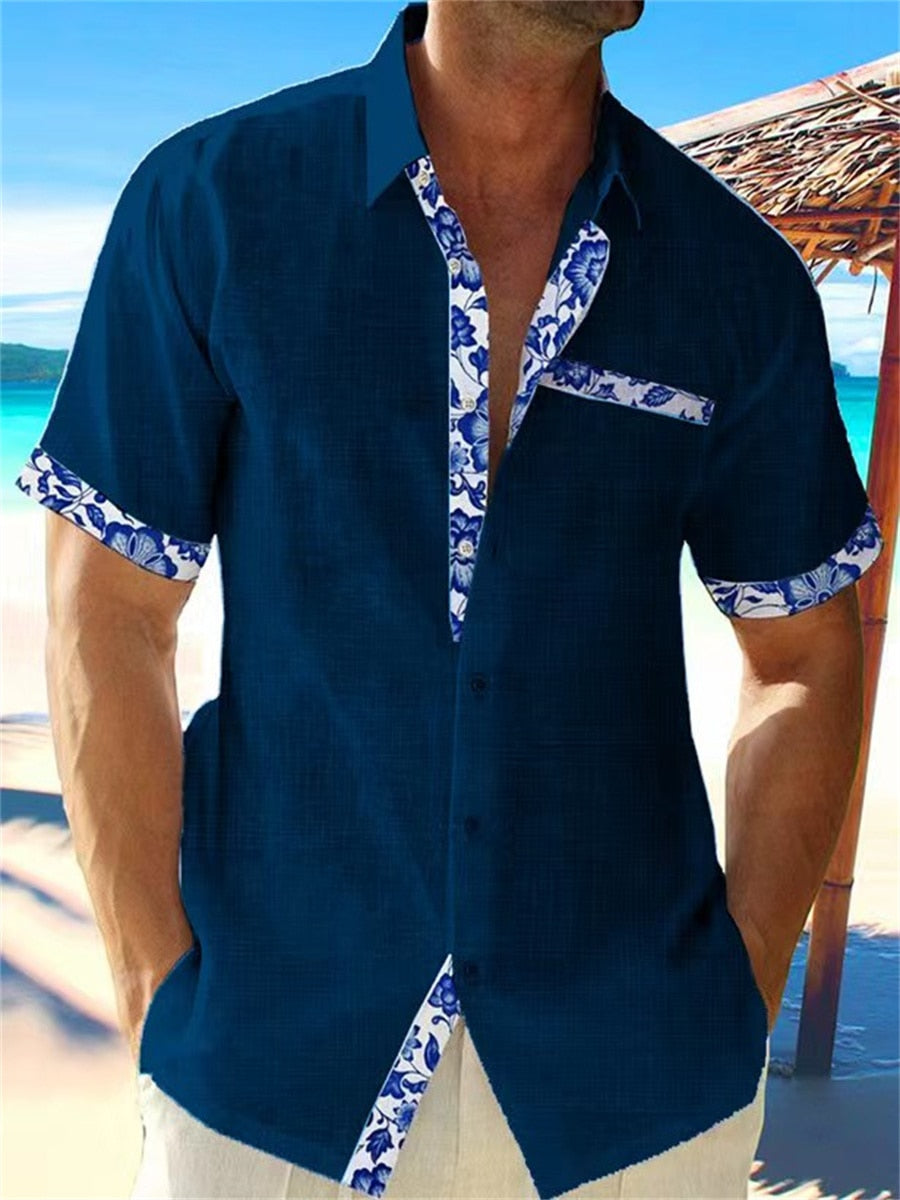 Chemise pour Homme Printemps-Été Style Décontracté 2