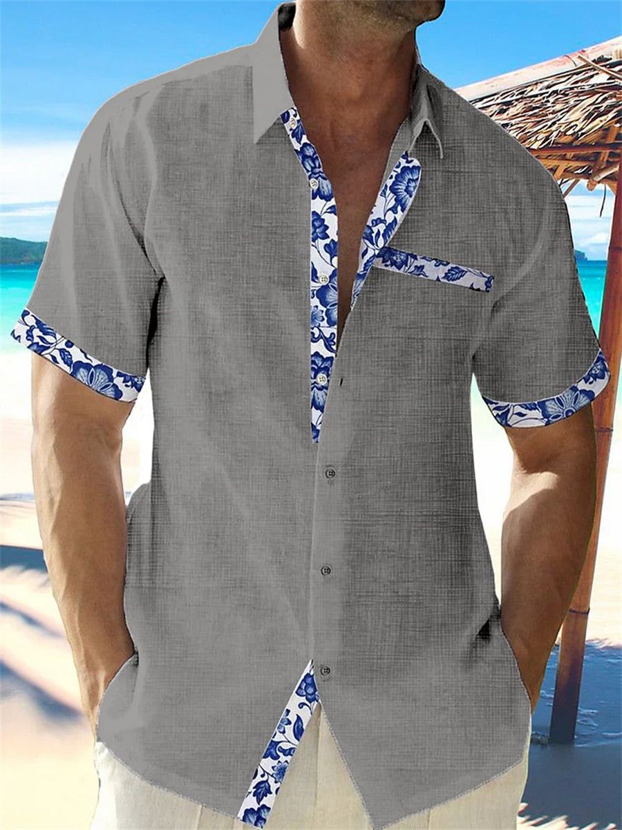 Chemise pour Homme Printemps-Été Style Décontracté 5