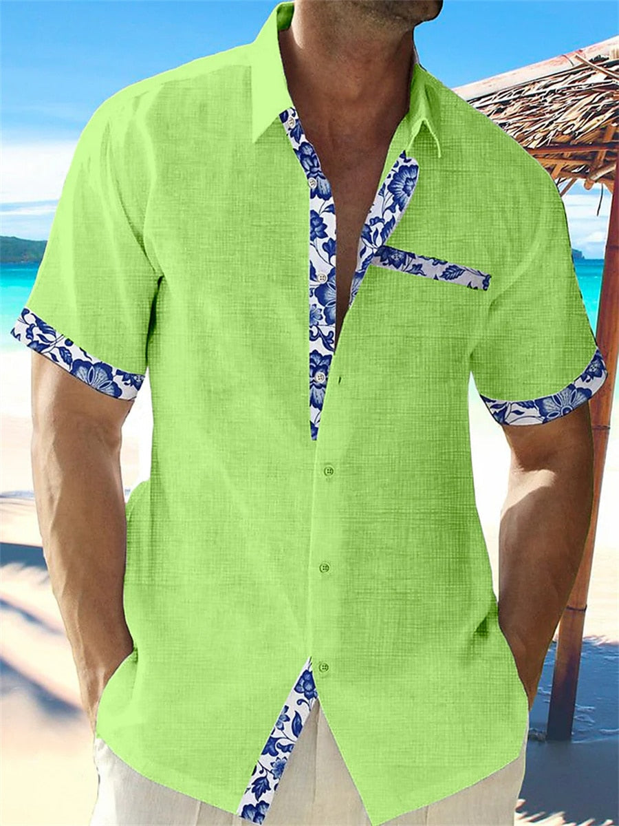 Chemise pour Homme Printemps-Été Style Décontracté 7