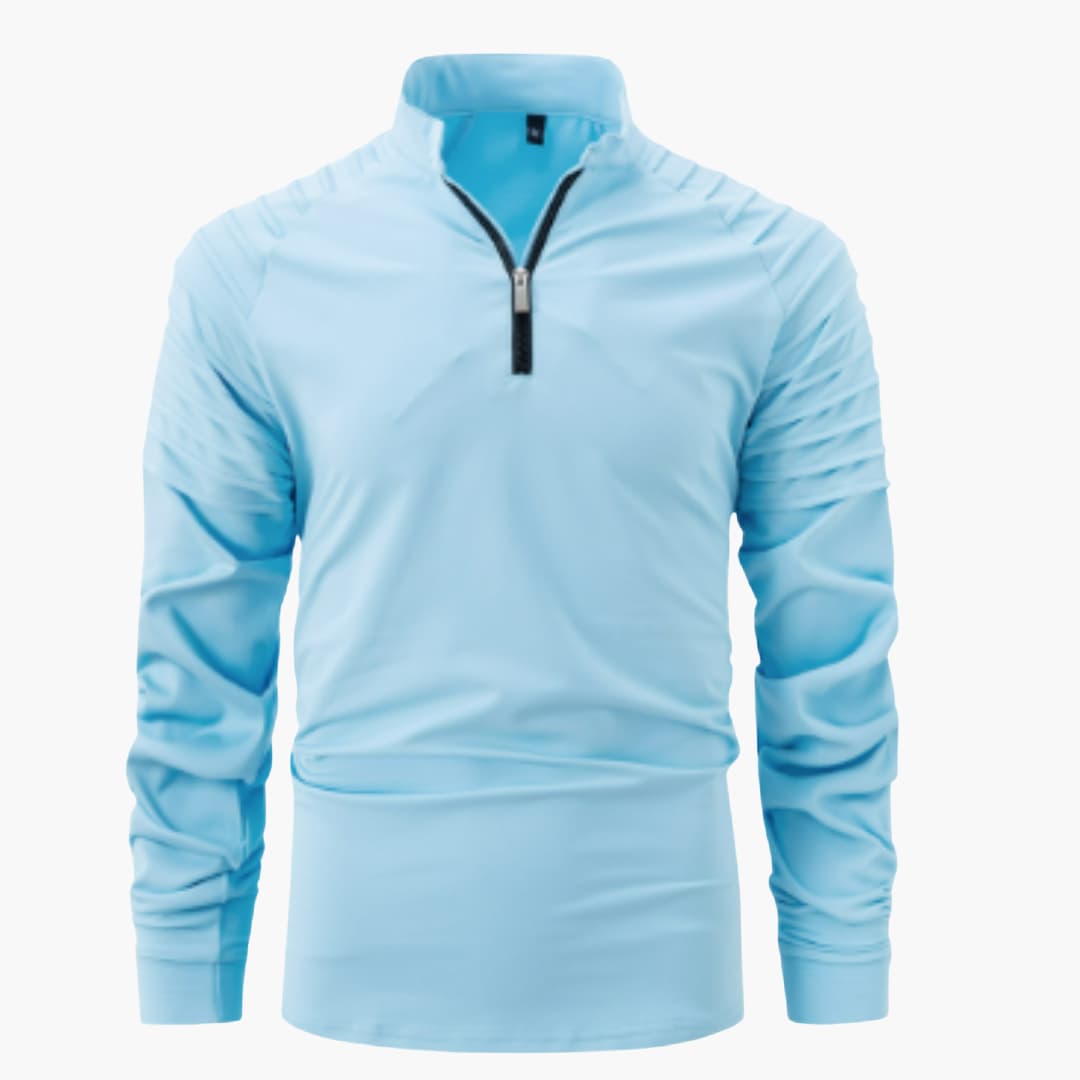 Chemise pour hommes à demi-fermeture éclair moderne 3