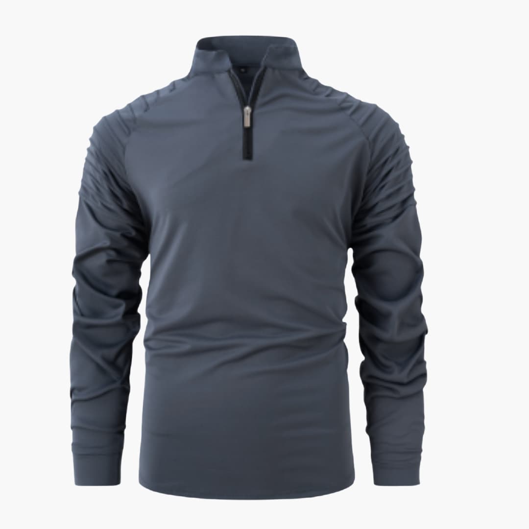 Chemise pour hommes à demi-fermeture éclair moderne 5