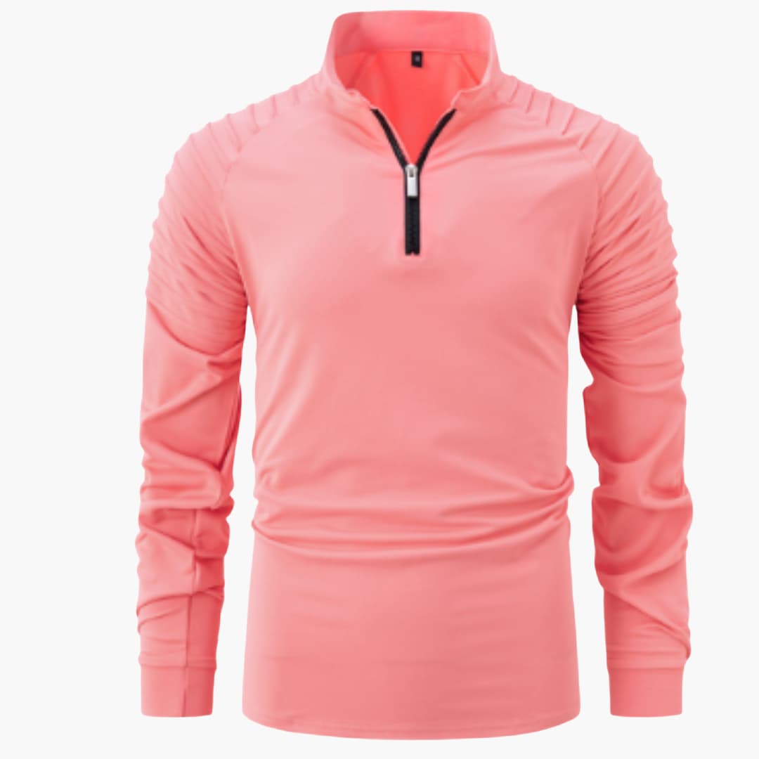 Chemise pour hommes à demi-fermeture éclair moderne 7