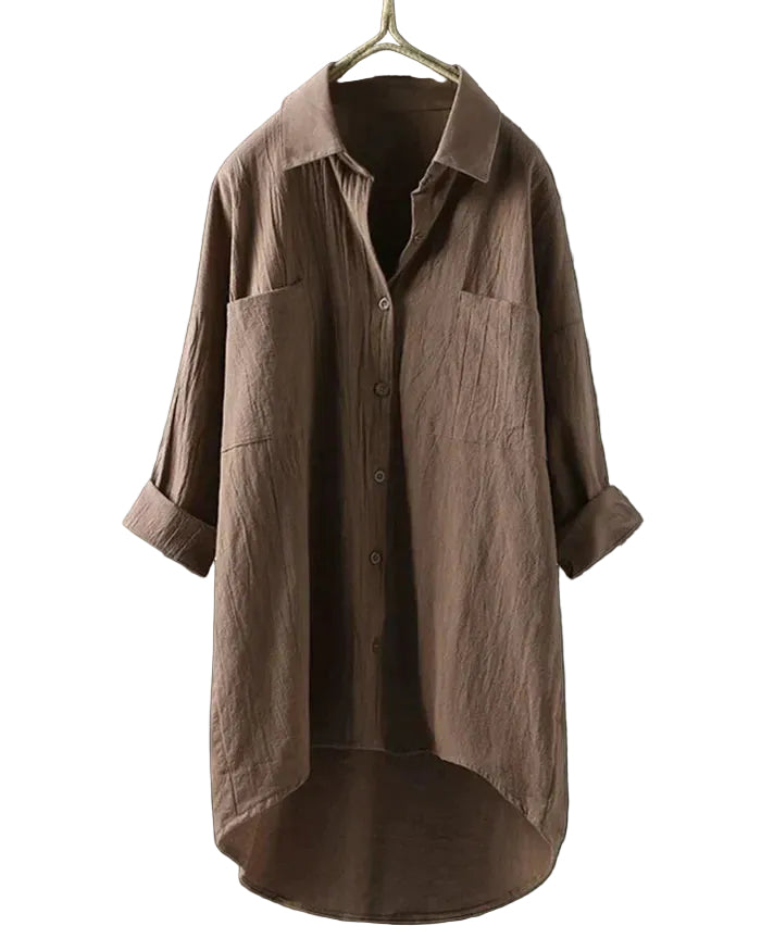 Chemisier Blanc Classique Femme 2