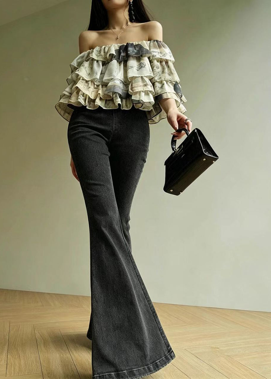 Chemisier Femme Superposé à Col Oblique Style Italien 2