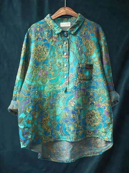 Chemisier Floral Femme Élégant 13