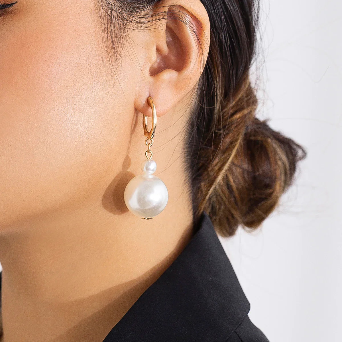 Collier Femme Perles Surdimensionnées Élégant 1