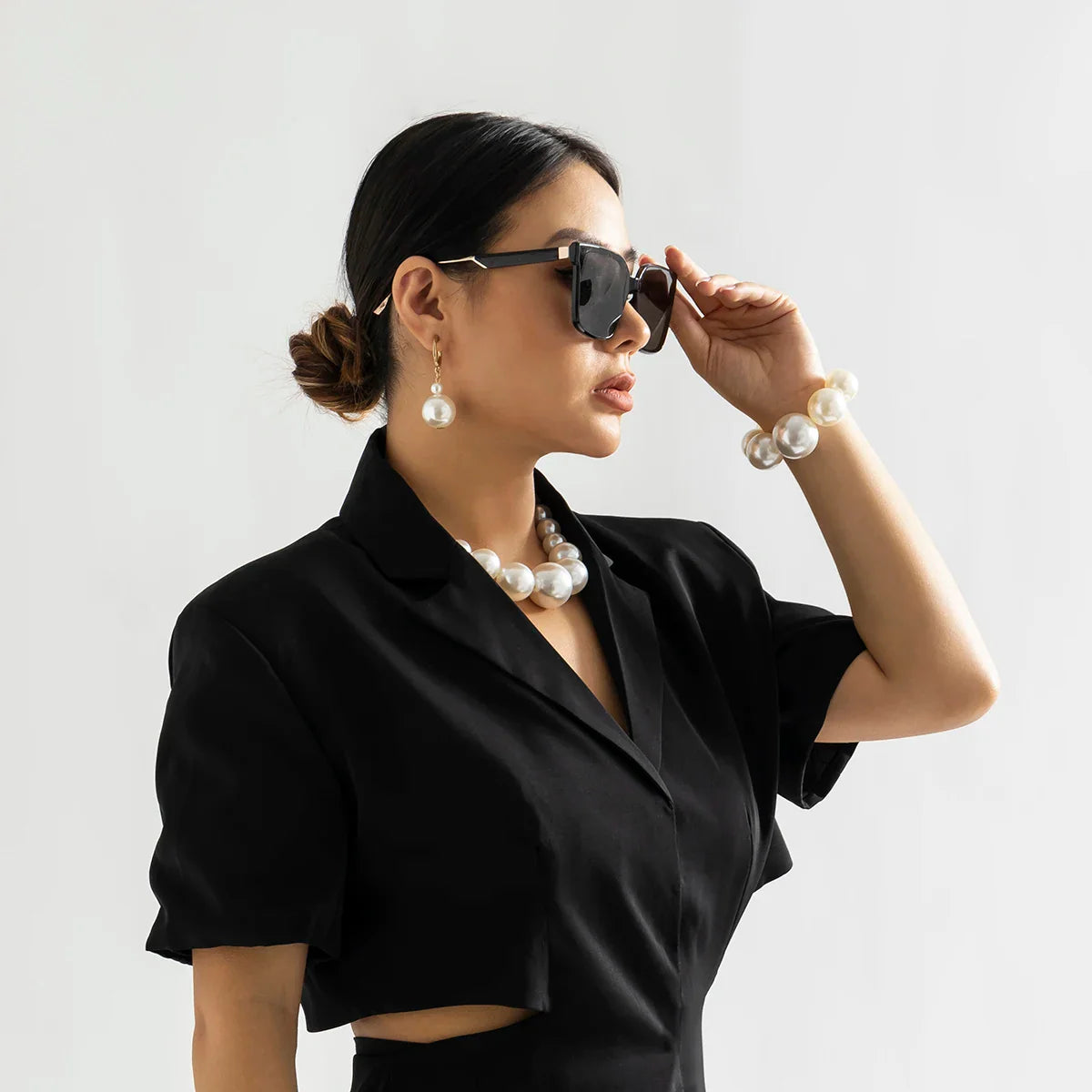Collier Femme Perles Surdimensionnées Élégant 5