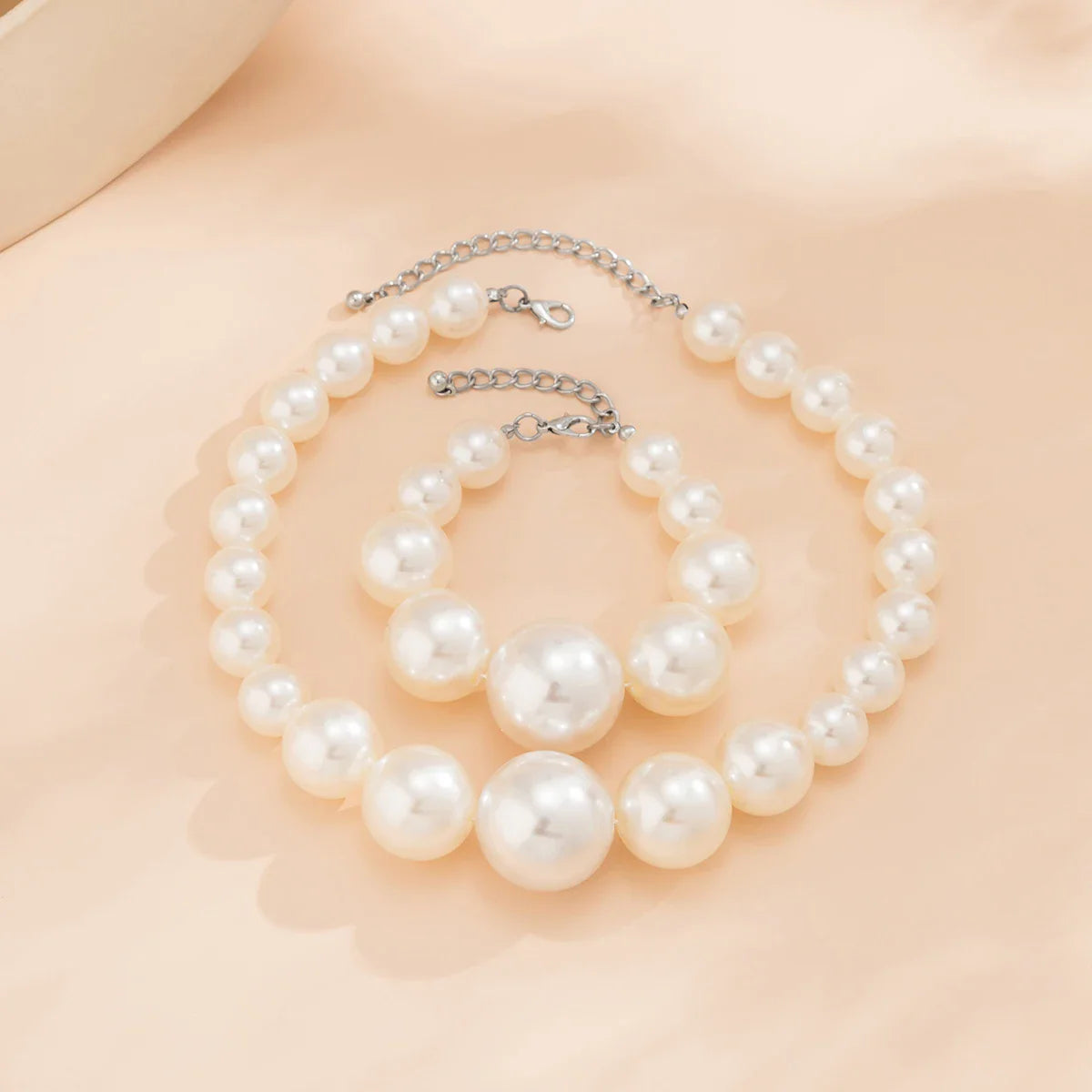 Collier Femme Perles Surdimensionnées Élégant 6