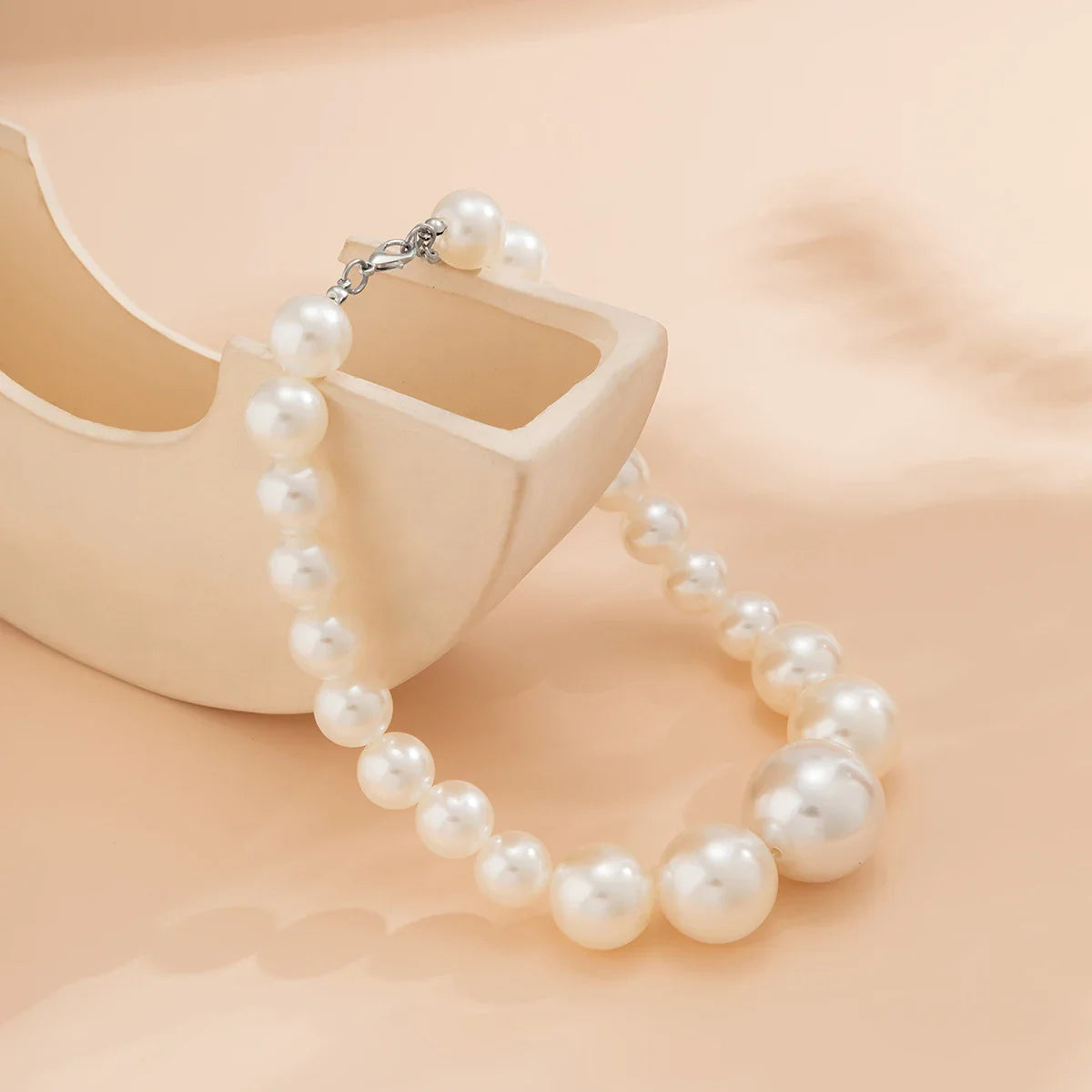 Collier Femme Perles Surdimensionnées Élégant 8