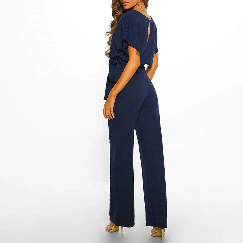 Combinaison Femme Ceinturée Chic 5