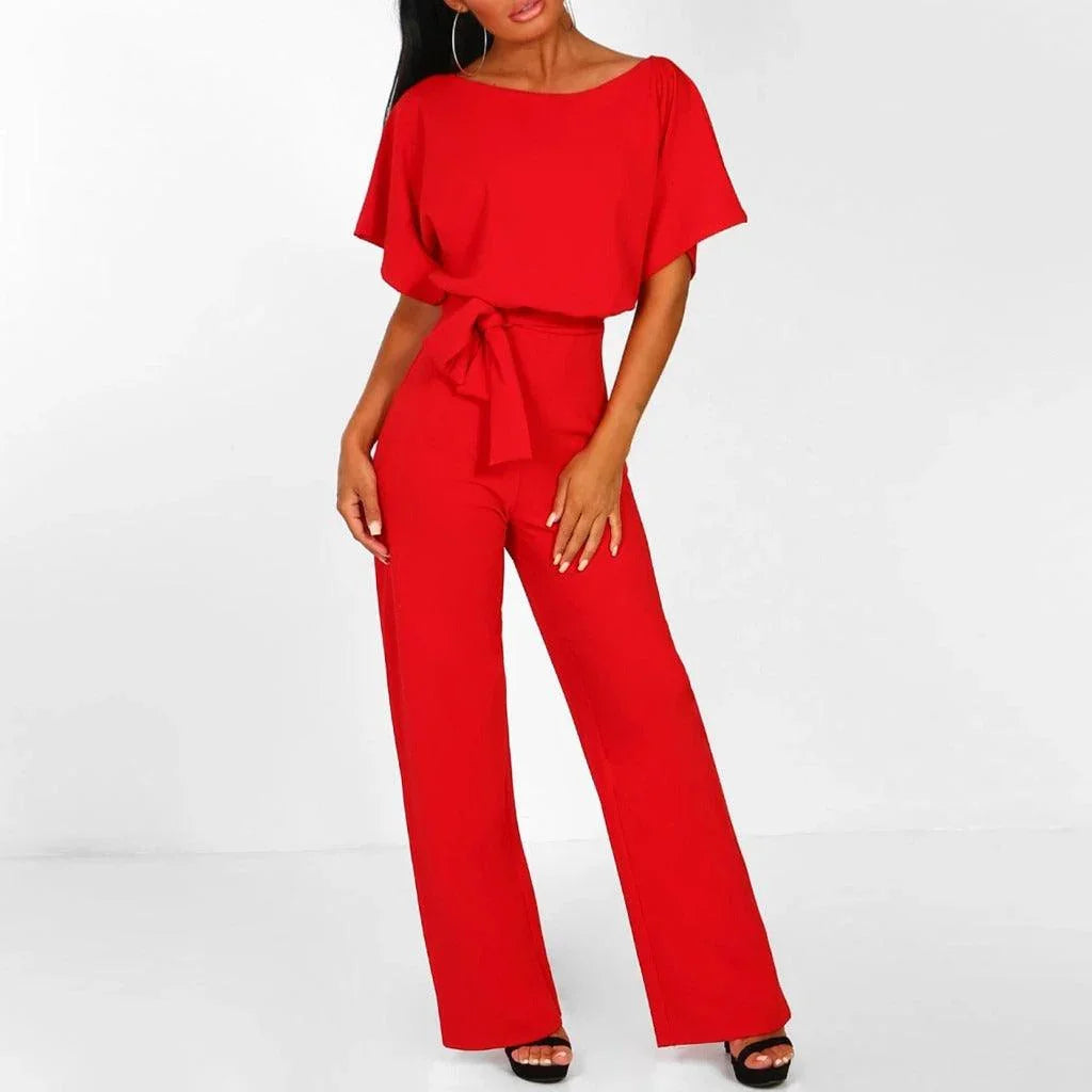 Combinaison Femme Ceinturée Chic 8
