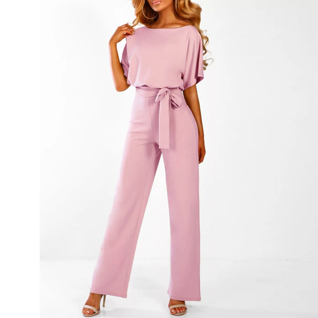 Combinaison Femme Chic Polyvalente avec Ceinture Flatteuse 6