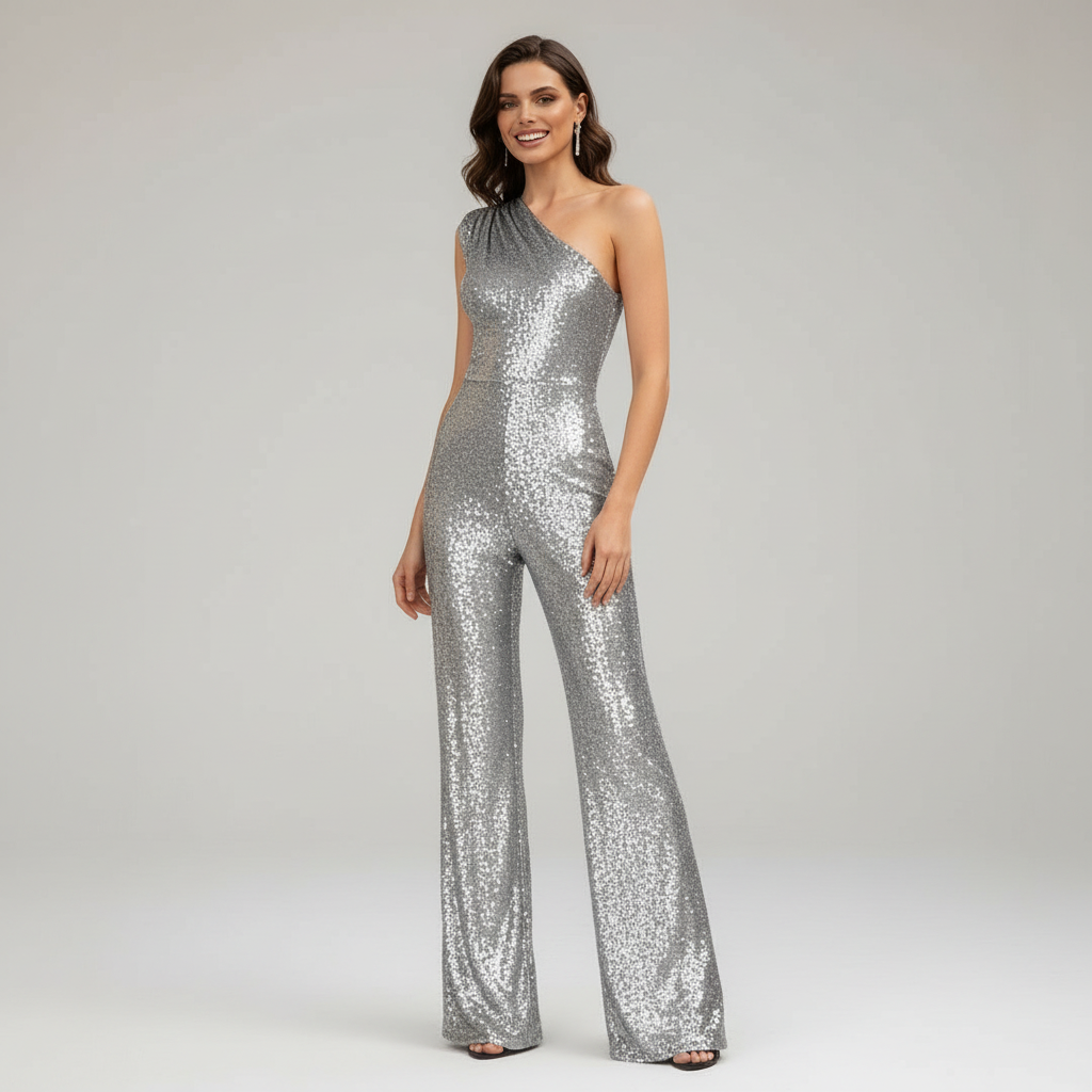 Combinaison Femme Élégante à Paillettes 10