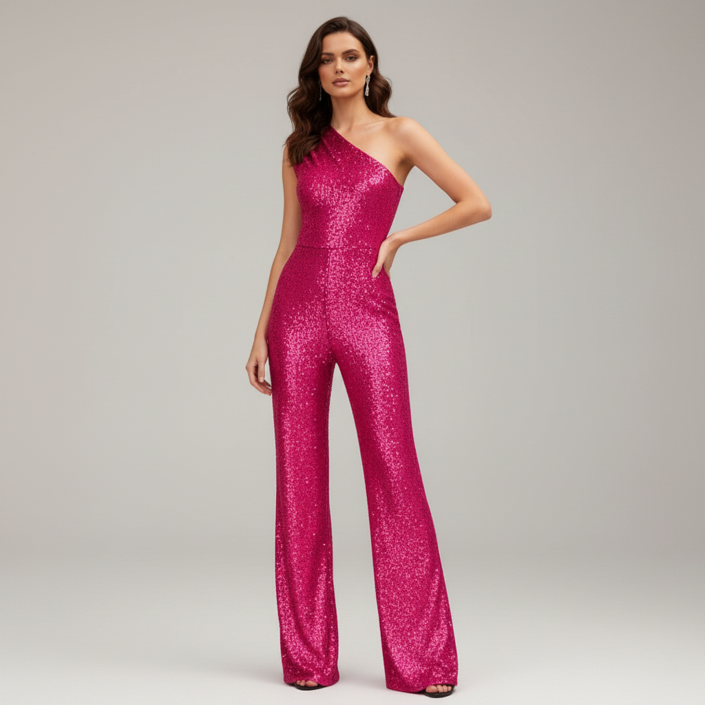 Combinaison Femme Élégante à Paillettes 7