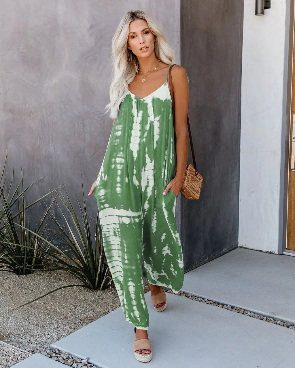 Combinaison Femme Pantalon à Jambes Larges 12