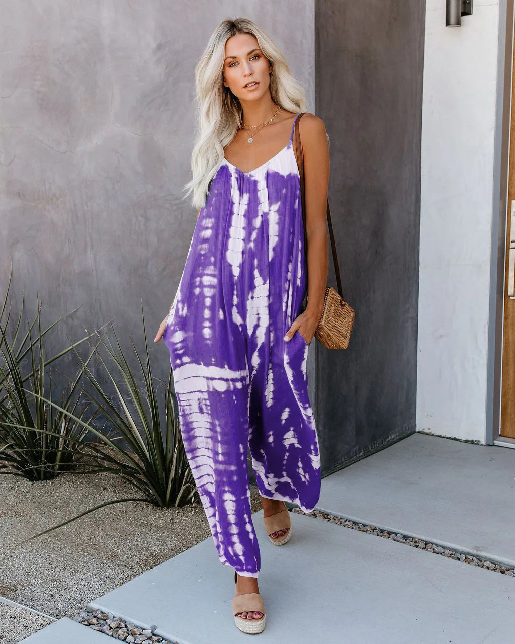 Combinaison Femme Pantalon à Jambes Larges 9