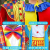 Costume Homme Clown Amusant Body Joker pour Spectacle et Halloween 5