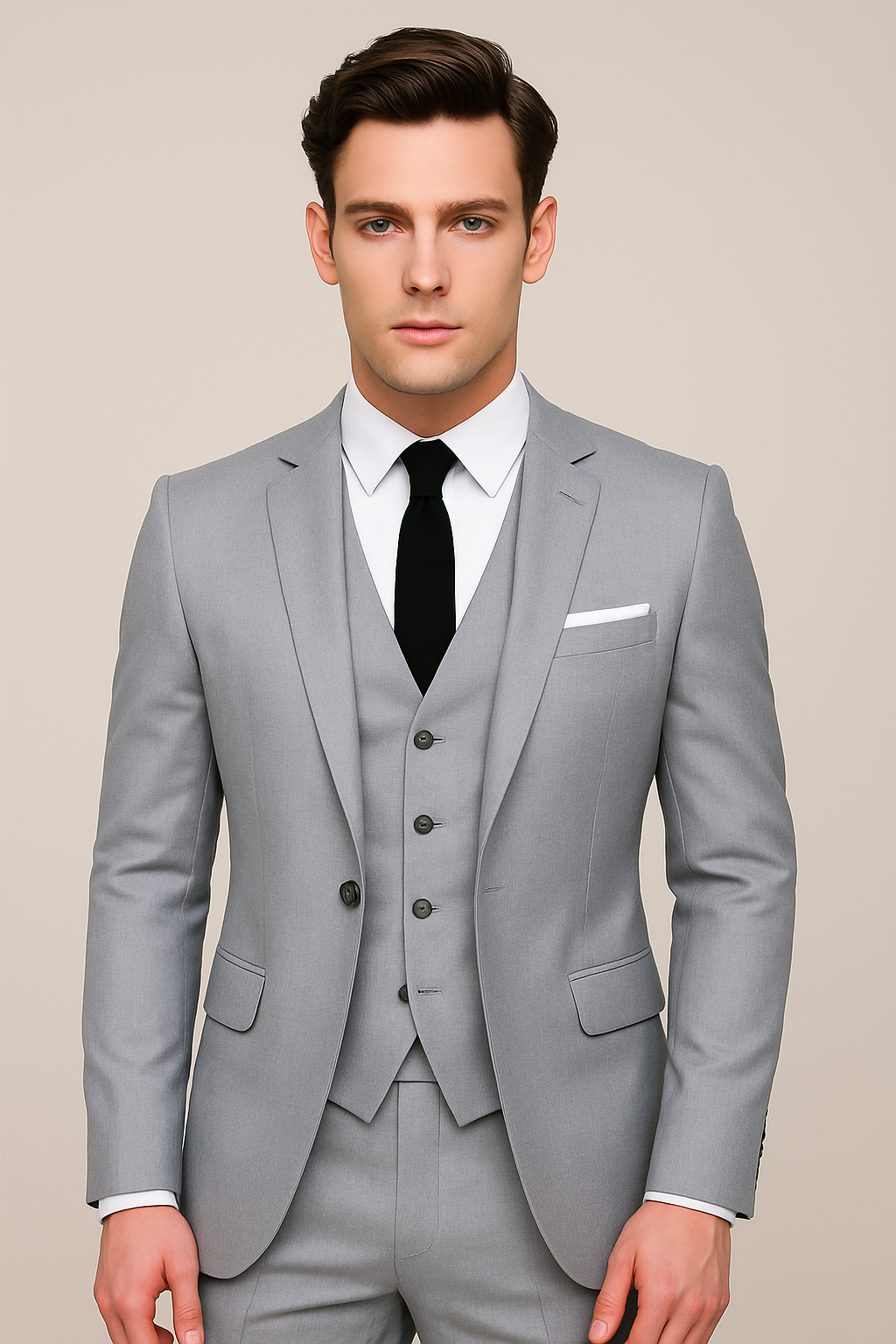 Costume trois pièces formel pour hommes Printemps 1