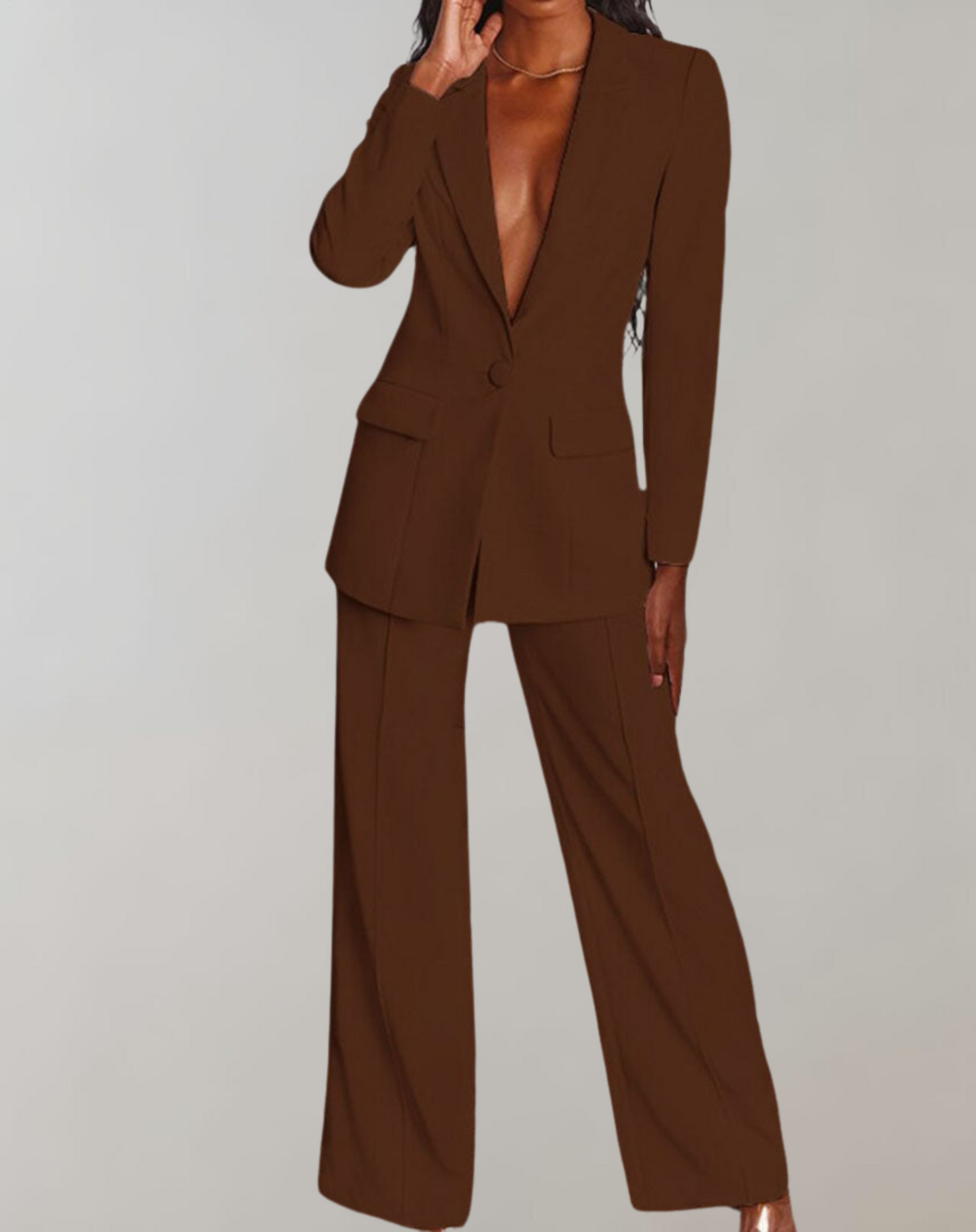 Ensemble Blazer et Pantalon pour Femme Chic 3