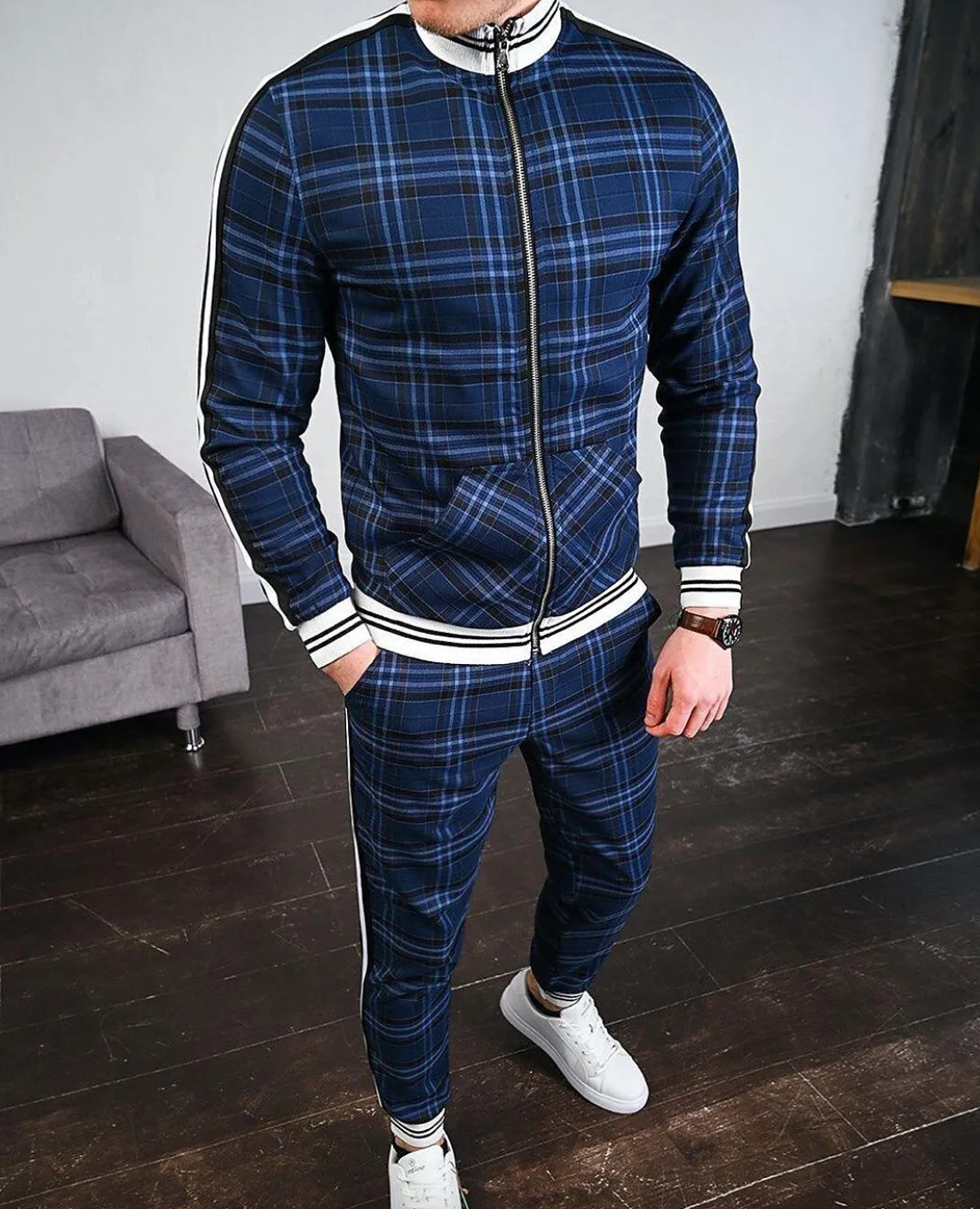Ensemble Décontracté pour Hommes en Polyester 1