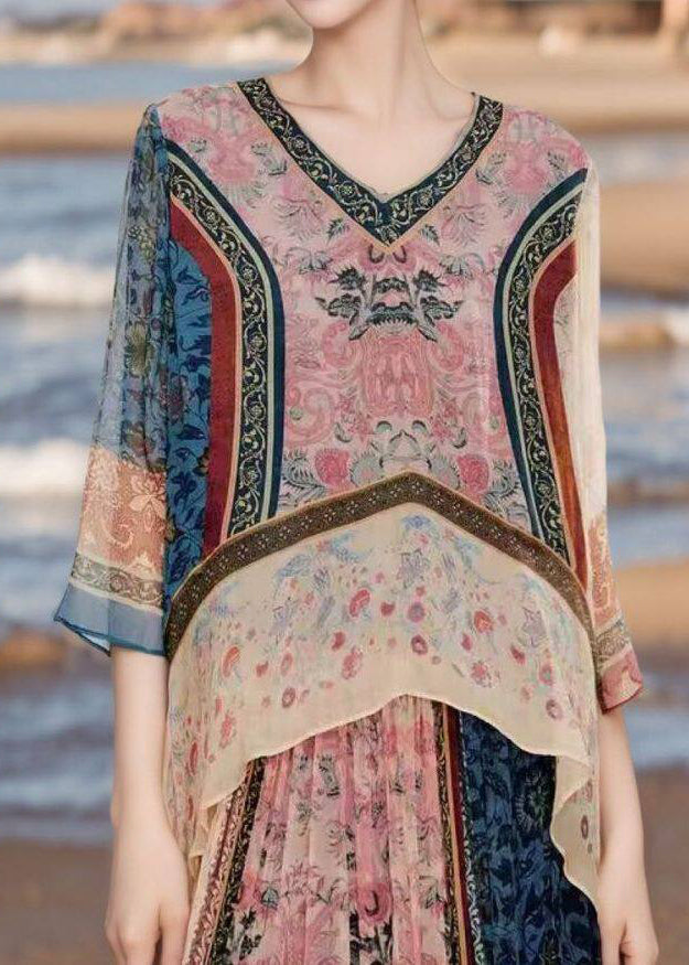 Ensemble Femme Deux Pièces Asymétrique Estival Moderne 2