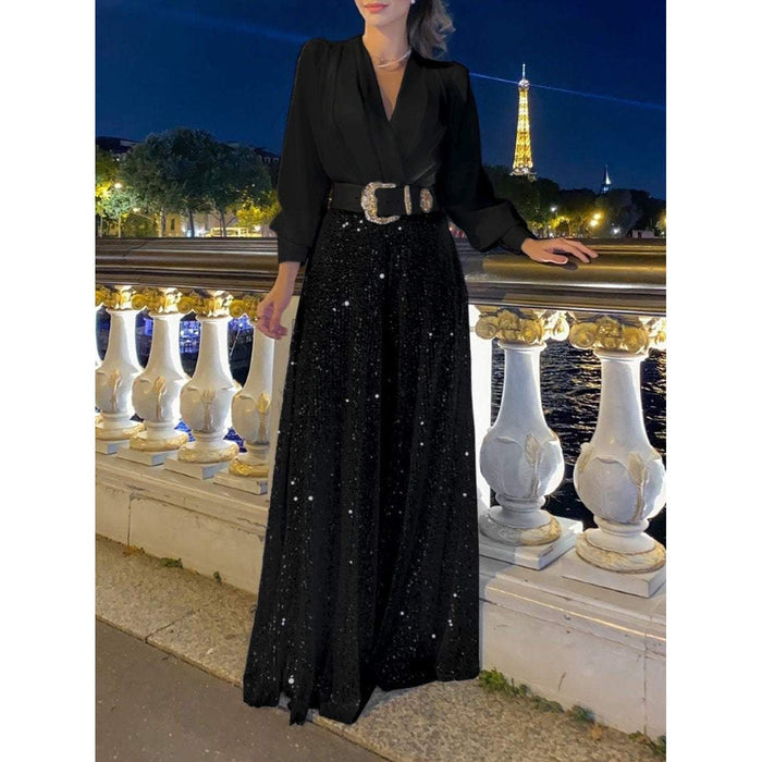 Ensemble Femme Deux Pièces Col V Chic 3