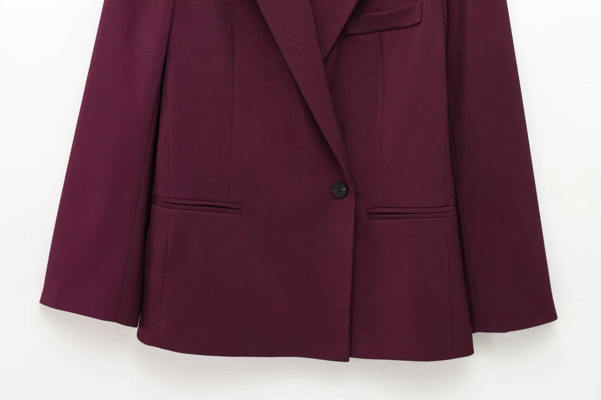 Ensemble de Costume Décontracté pour Femmes Printemps 2