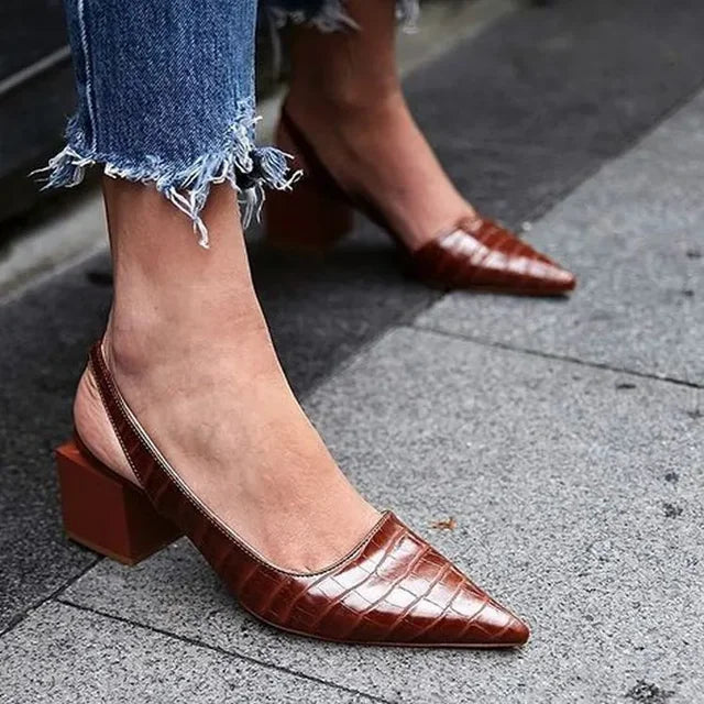 Escarpins Femme Chic et Confortable à Talon Pointu 0