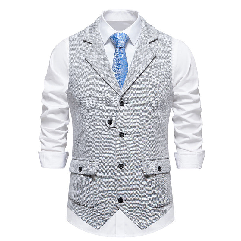 Gilet Pour Homme Décontracté Classique 1