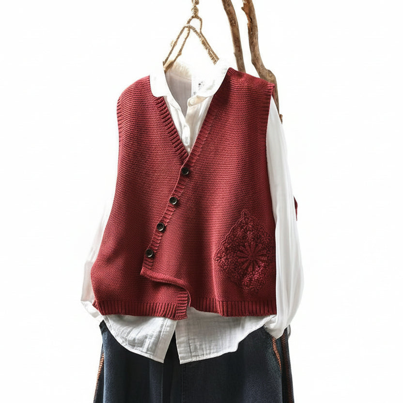 Gilet en Tricot Femme Chic 1