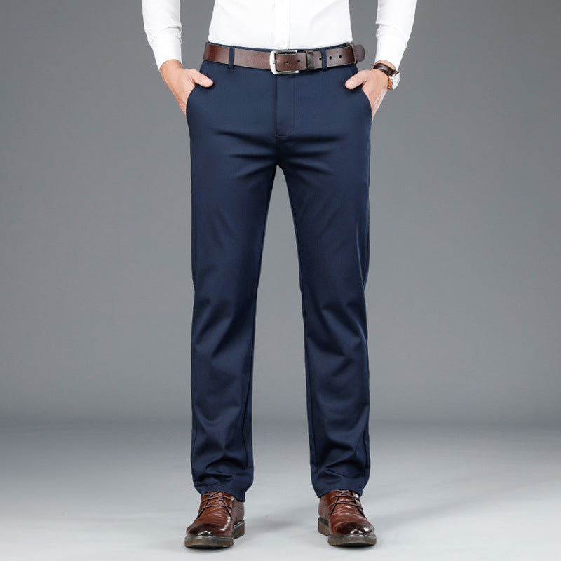 Pantalon Homme Décontracté Tissu Doux-1