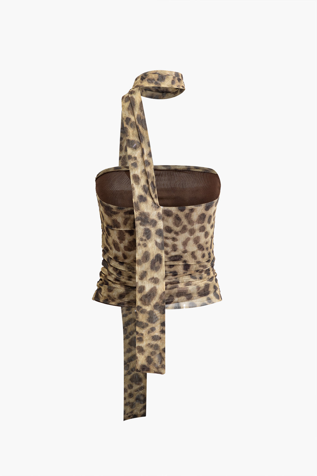 Haut Femme Dos Nu Imprimé Léopard Tendance 2