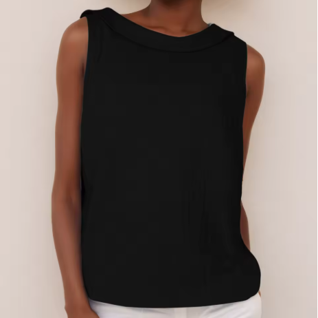 Haut Femme Sans Manches Col Roulé Chic 7