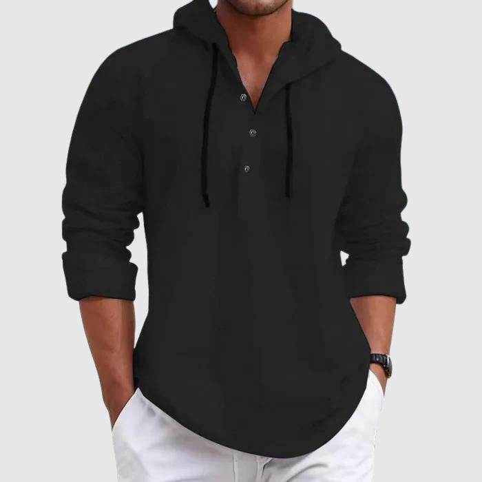 Homme Chemise à Capuche Décontractée 1