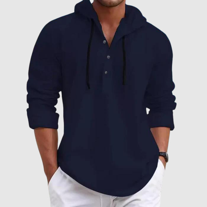 Homme Chemise à Capuche Décontractée 4