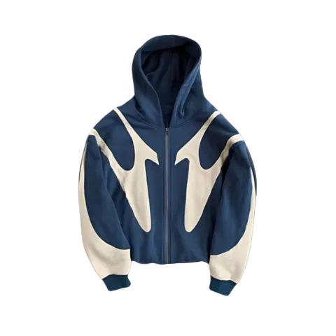 Homme Hoodie Zippé Urbain et Audacieux 0
