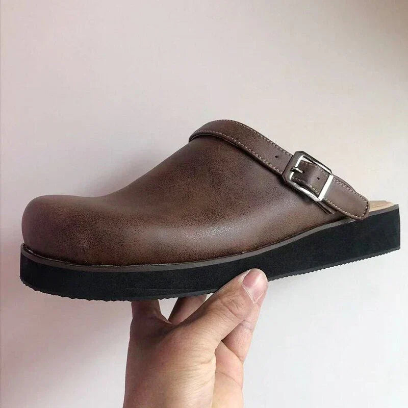 Hommes Sabots Pantoufles Chic 6