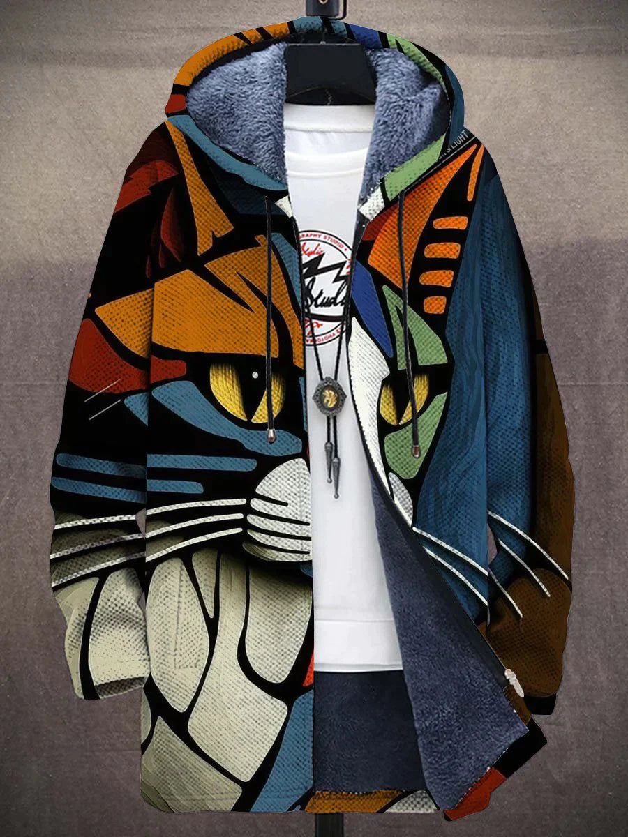 Hoodie Unisexe à Capuche Imprimé Artistique Fleece 1