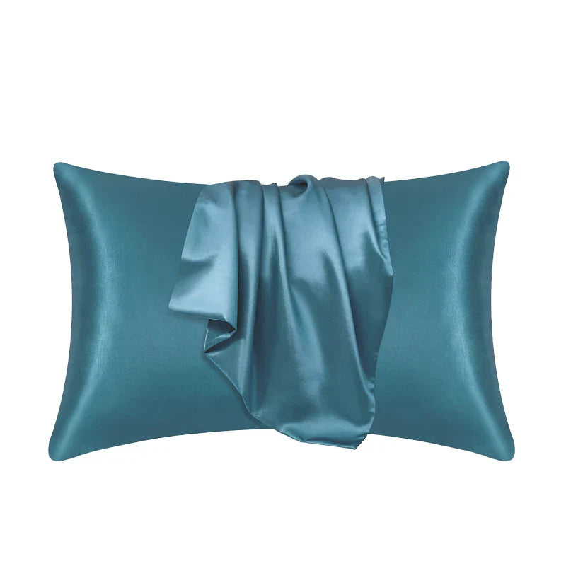 Housse de Coussin en Soie Hypoallergénique Unisexe