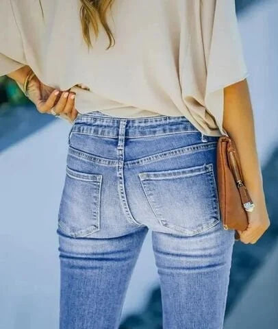 Jean Bootcut Taille Haute Femme 4