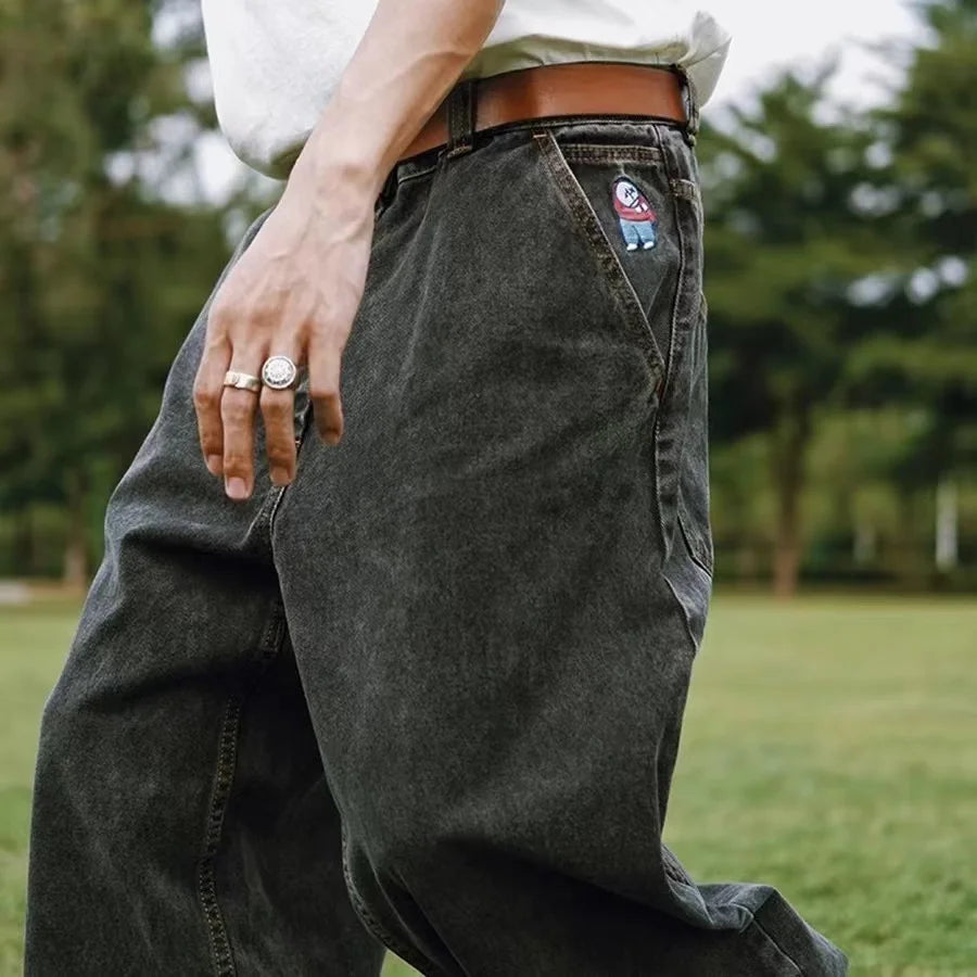 Jeans Baggy pour Femme Style Décontracté en Denim 5