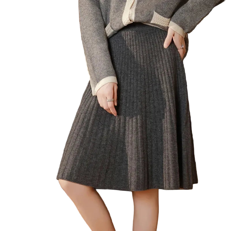 Jupe Femme Tricotée Style Décontracté 3