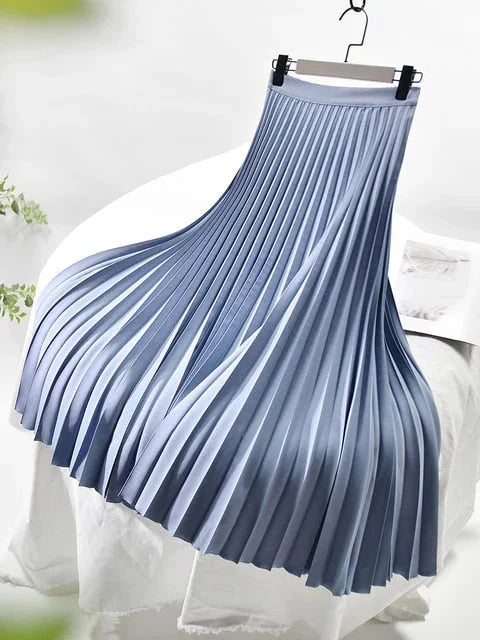 Jupe Longue Femme Plissée Chic 4
