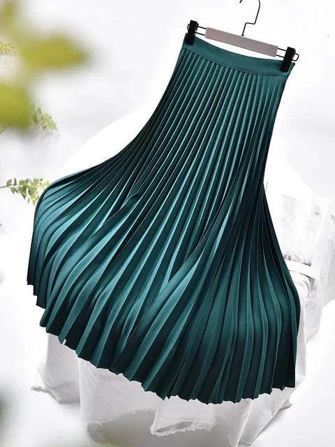 Jupe Longue Femme Plissée Chic 5