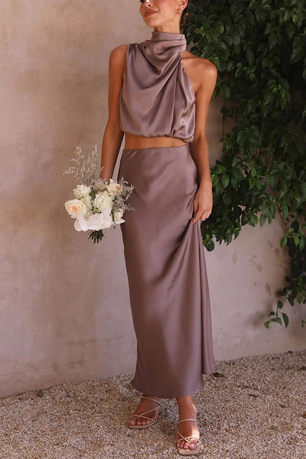 Jupe Maxi Femme Moderne Ensemble Chic 12