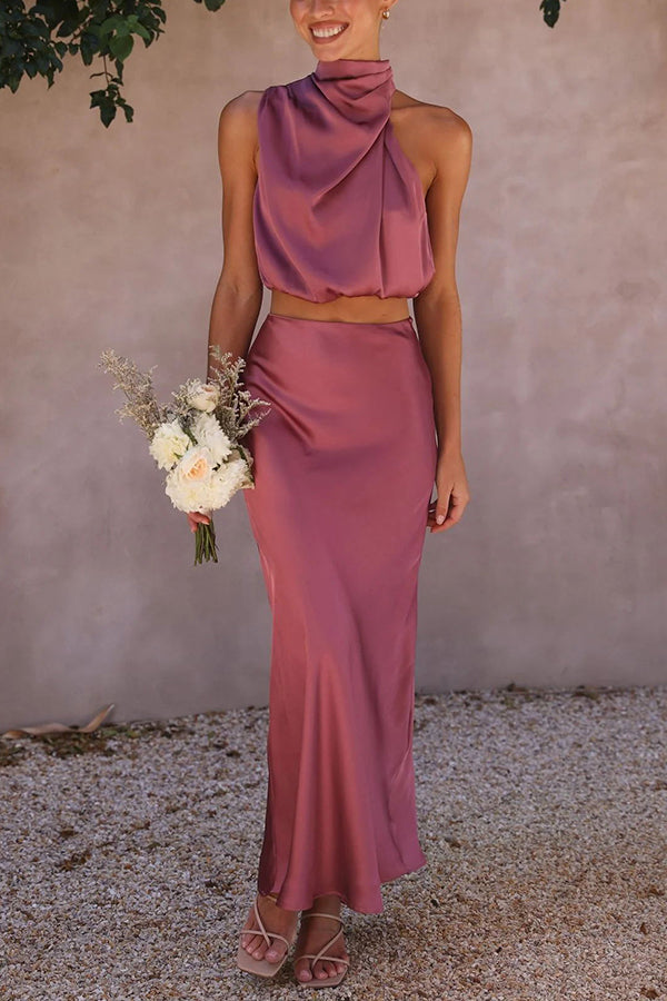 Jupe Maxi Femme Moderne Ensemble Chic 13