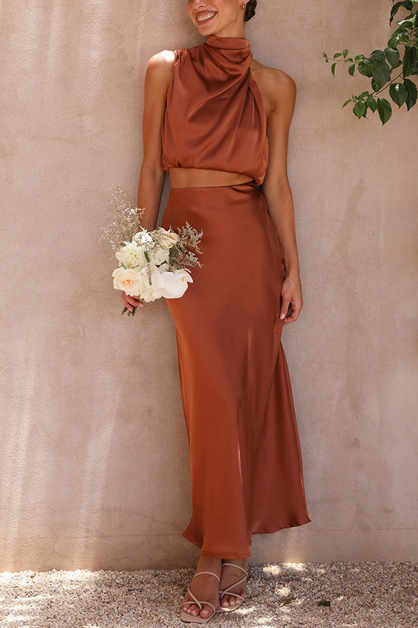 Jupe Maxi Femme Moderne Ensemble Chic 9